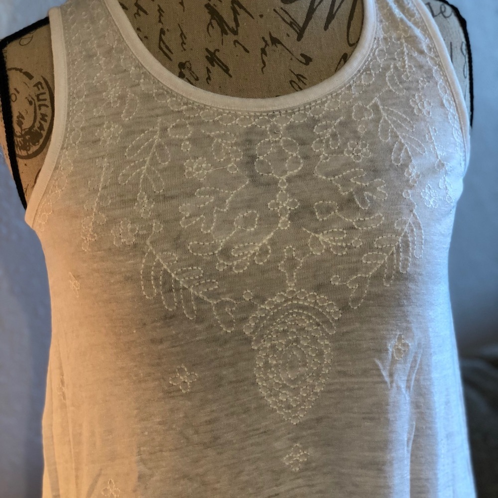4[Michael Kors]New! Linen sleeveless embroidered - Picture 2 of 8